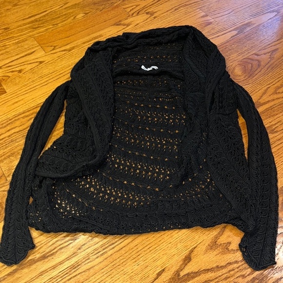 Cotton by Autumn Cashmere Woman’s Black Cardigan Size XS - Picture 1 of 5